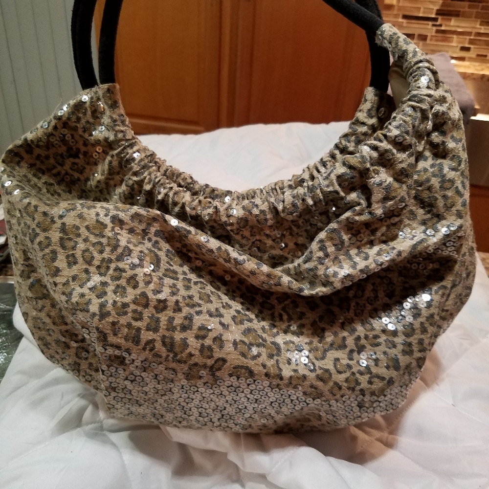 Cheetah Print Hobo Handbag